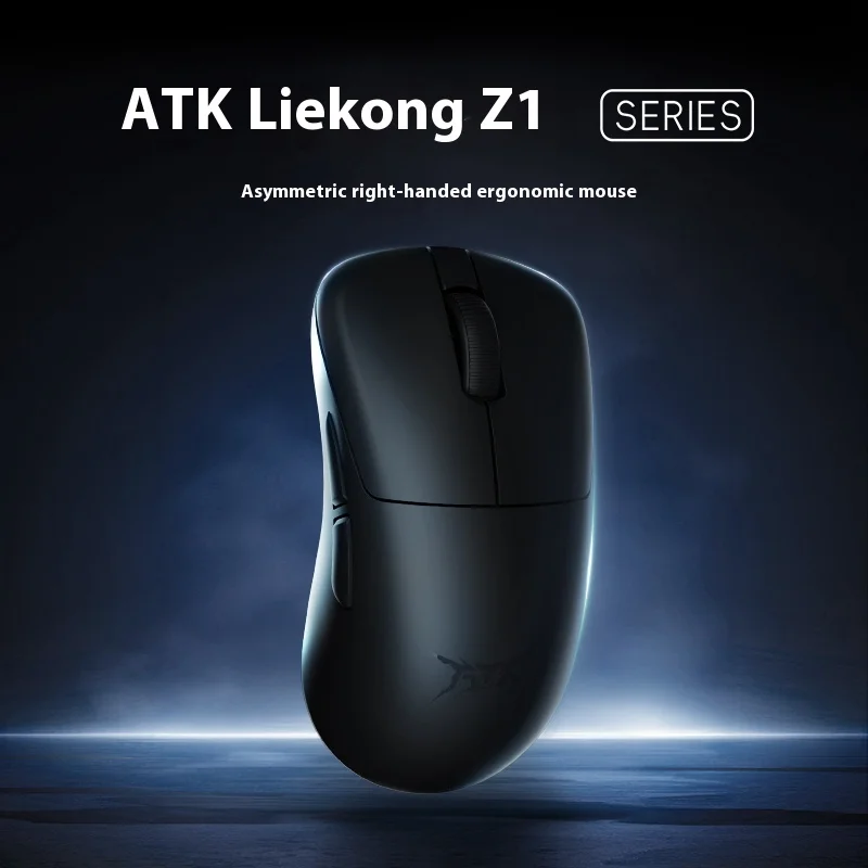 Atk Liekong Z1 Universal Mouse Non-Porous Ultra Lightweight 2.4g Wireless/Wired Esports Game Office Compatible with Windows