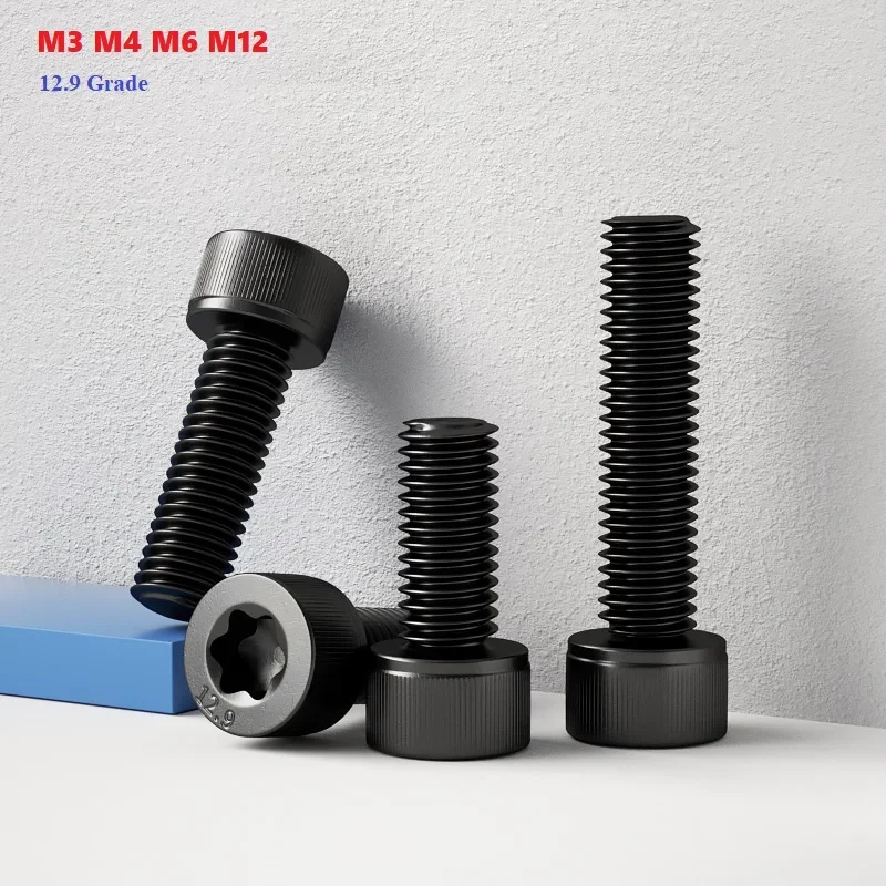 

12.9 Grade Alloy Steel Hexagonal Torx Screw Cup Head Bolt Anti-Theft Cylindrical Head Torx Screw M3 M4 M6 M12