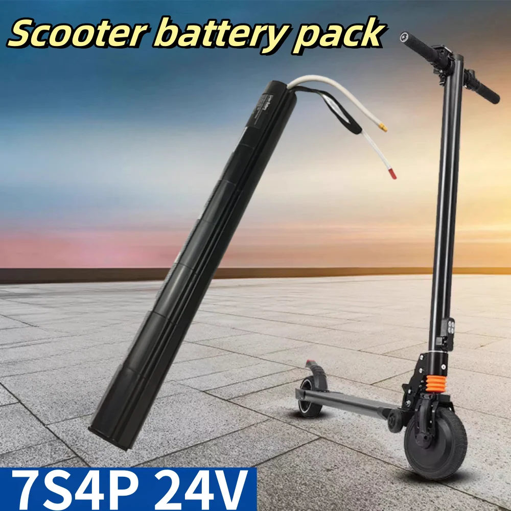 100% New 24V  6600mAh 18650 Lithium Battery Pack with BMS For Carbon Fiber Scooter