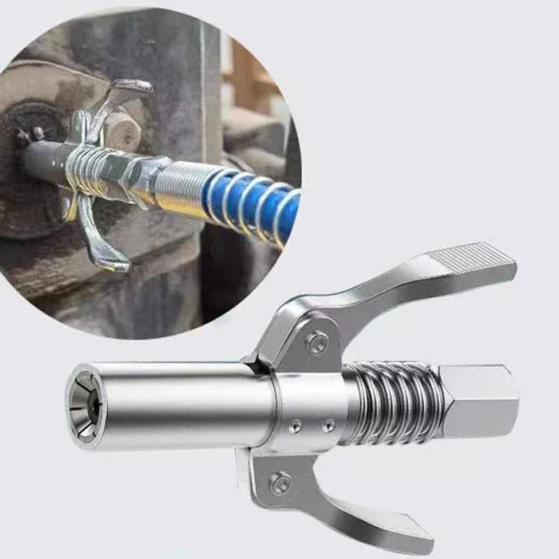 15/10/5PCS Grease Coupler Wholesale 10000PSI Heavy-Duty Quick Release Oil Grease Gun Coupler Oil Pump Grease Gun Repair Tools