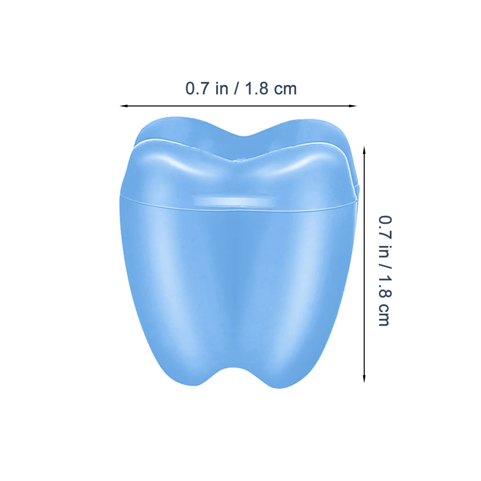5 قطعة صندوق توفير أسنان الحليب حاوية تذكار الطفل لقلادة طفل شكل الأسنان تصميم آمن سطح أملس حامل أسنان الطفل