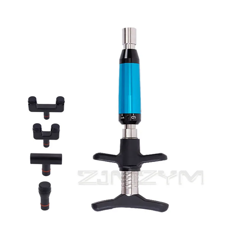 Manual Chiropractic Spinal Activator Home Spine Corrector Deep Tissue Fascia Massage Gun Body Relax Physiotherapy Therapy Tool