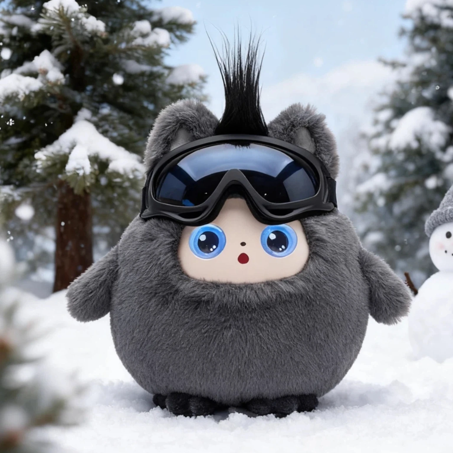 Ai Dolls con voz inteligente y ojos LED se pueden recarga interactivamente. Mascotas electrónicas que acompañan la inteligencia artificial