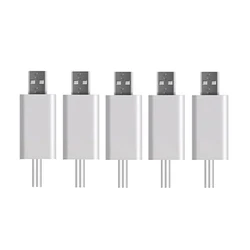5pcs/lot USB Chargers For Rechargeable CR425 CR322 Battery LED Light stick Electronic Float Night Fishing Accessories B685