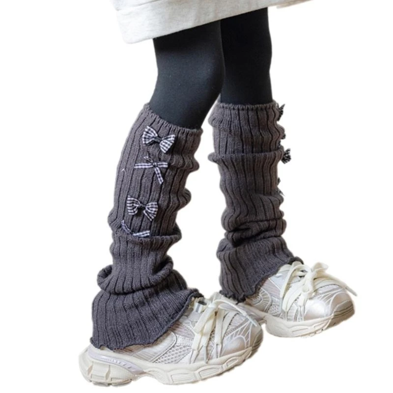 Children's Sweet Leg Warmers Cosy Knitting Fabric Breathable & Stackable Socks 425F