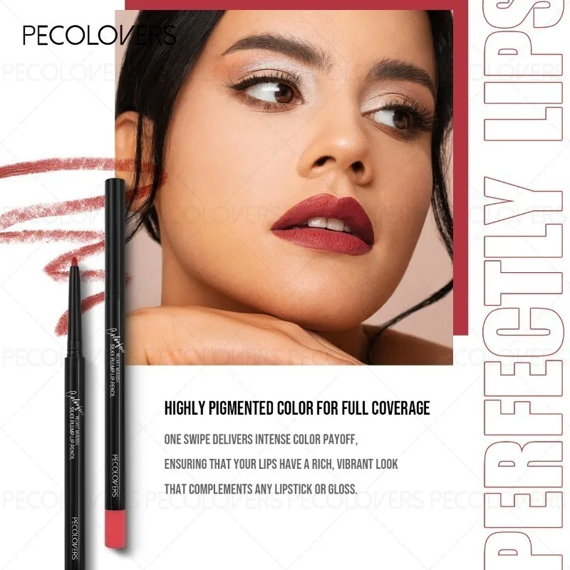 Eyeliner per labbra nude, raffigurante il contorno delle labbra, labbra piene e affascinanti, senza asciugare, cosmetici per labbra