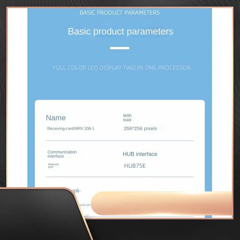 

Приемная карта MRV208-1, полноцветная приемная карта светодиодного видеоэкрана HBU75E, приемная карта видео материнской платы