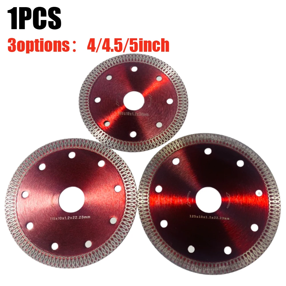 4/4.5/5in Turbo -Diamond Saw Blade Granite Marble Cutting Disc Porcelain Tile Ceramic Blades For Angle Grinder-Diamond Saw Blade