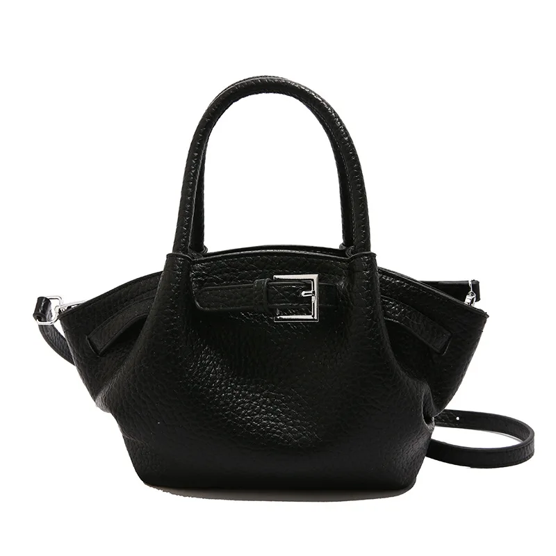 

2025 New Niche Design Bucket Bag for Women Genuine Leather Large Capacity Multi-way Shoulder Crossbody Purse, Vintage Chic Tote