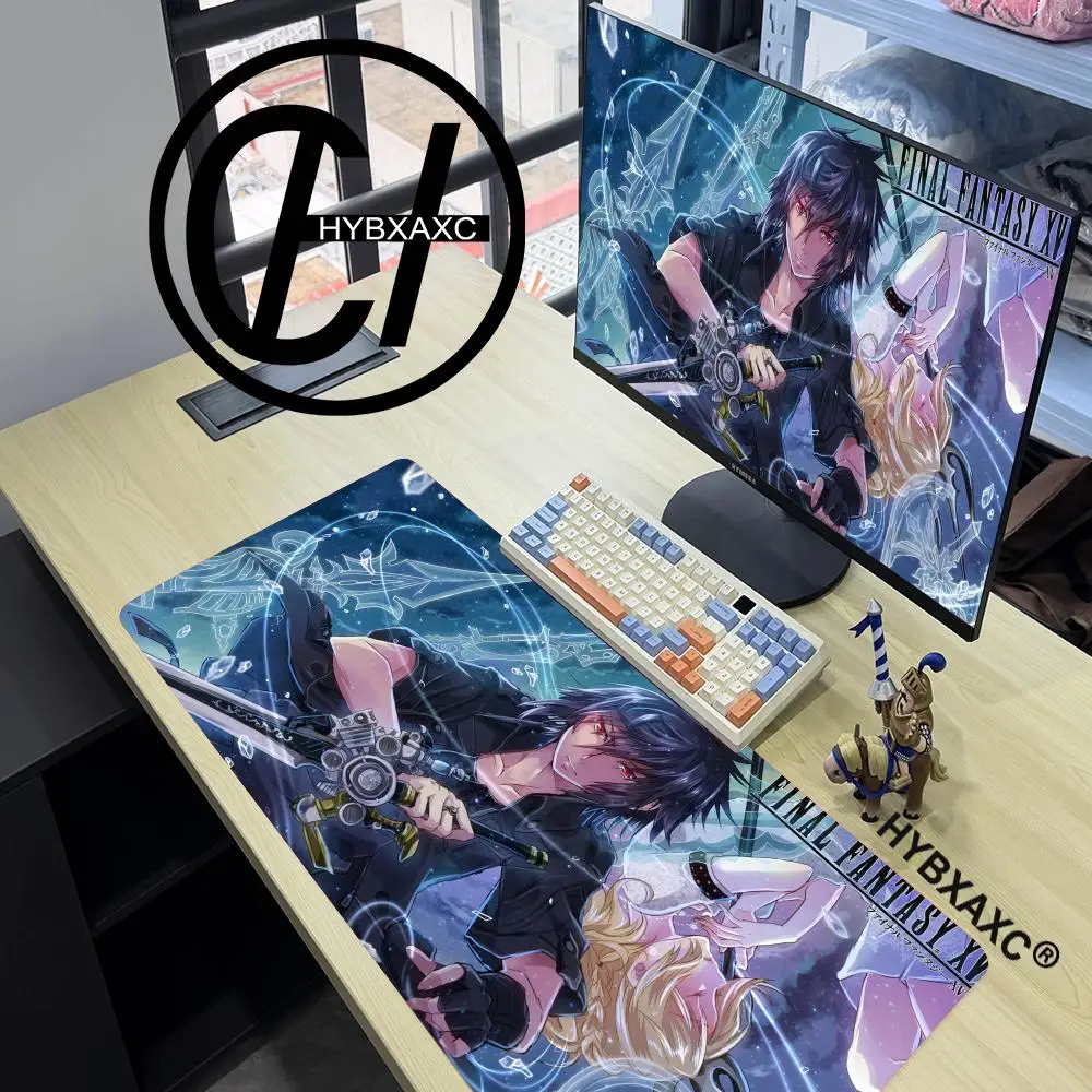 

Hot Game Final Fantasy Mouse Pad RGB Mousepad Extended Mause Desktop Mat Luminous Big Desk Mat Backlit Size For E-sport Keyboard