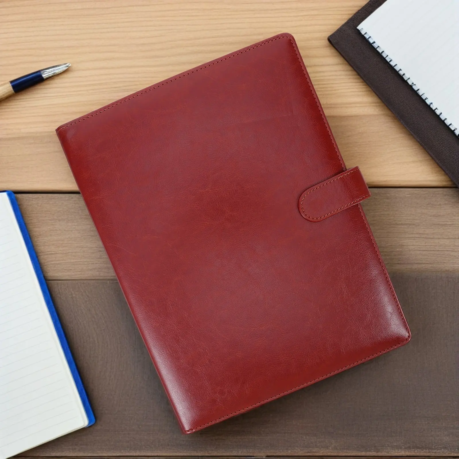 

A4 Clipboard Folder Portfolio Multifunctional Document Holder Clip Professional Padfolio Legal Size Writing Pad