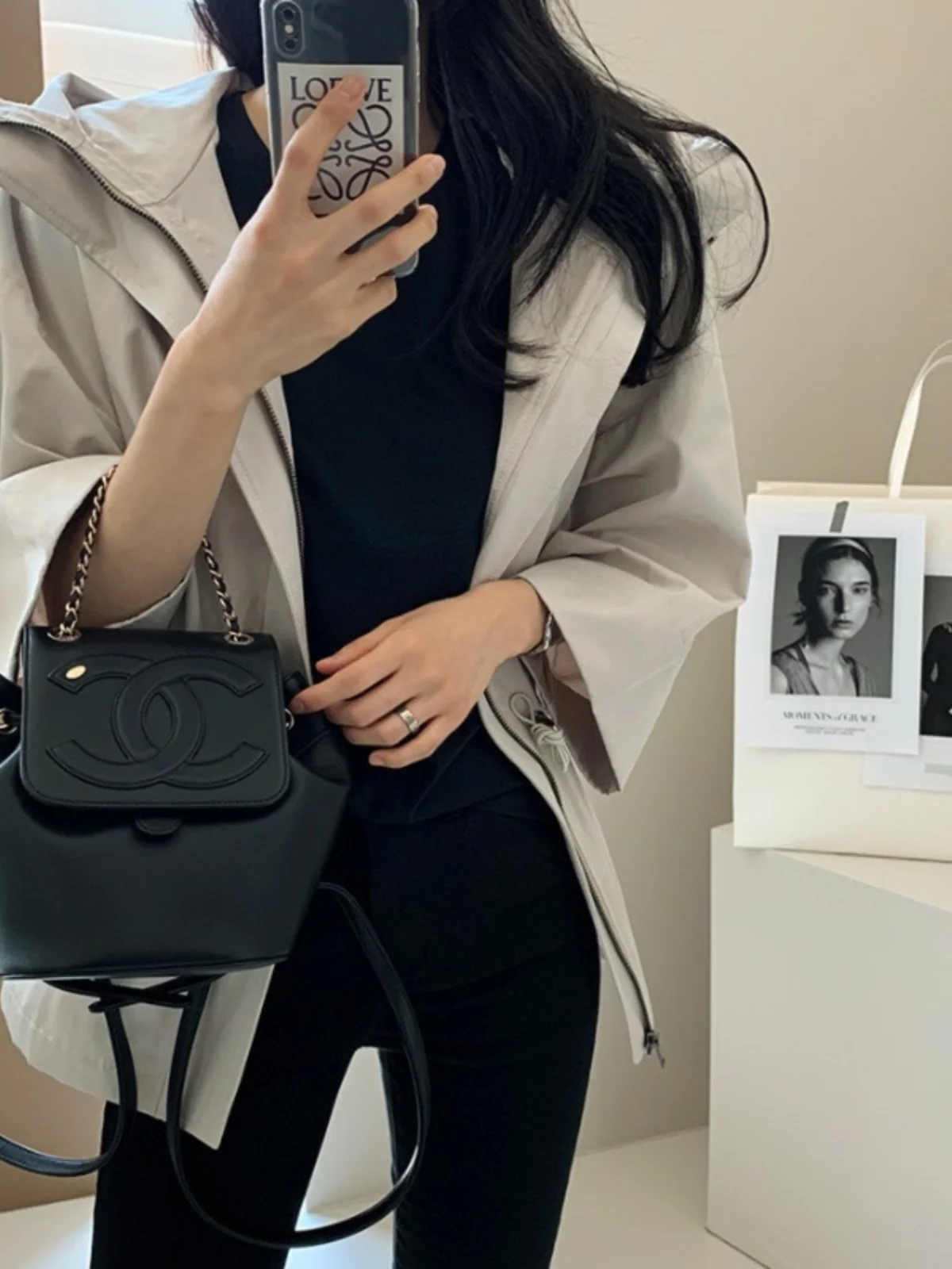 Lente Herfst ort Jaet Rits Casual Bovenkleding Onafhankelijk Station Grensoverschrijdende Dongda Gate Sle Damesjas