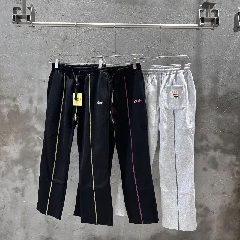 

Американский бренд High Street Faion, осенне-зимние спортивные повседневные свободные прямые брюки с вышитым буквенным логотипом Fce