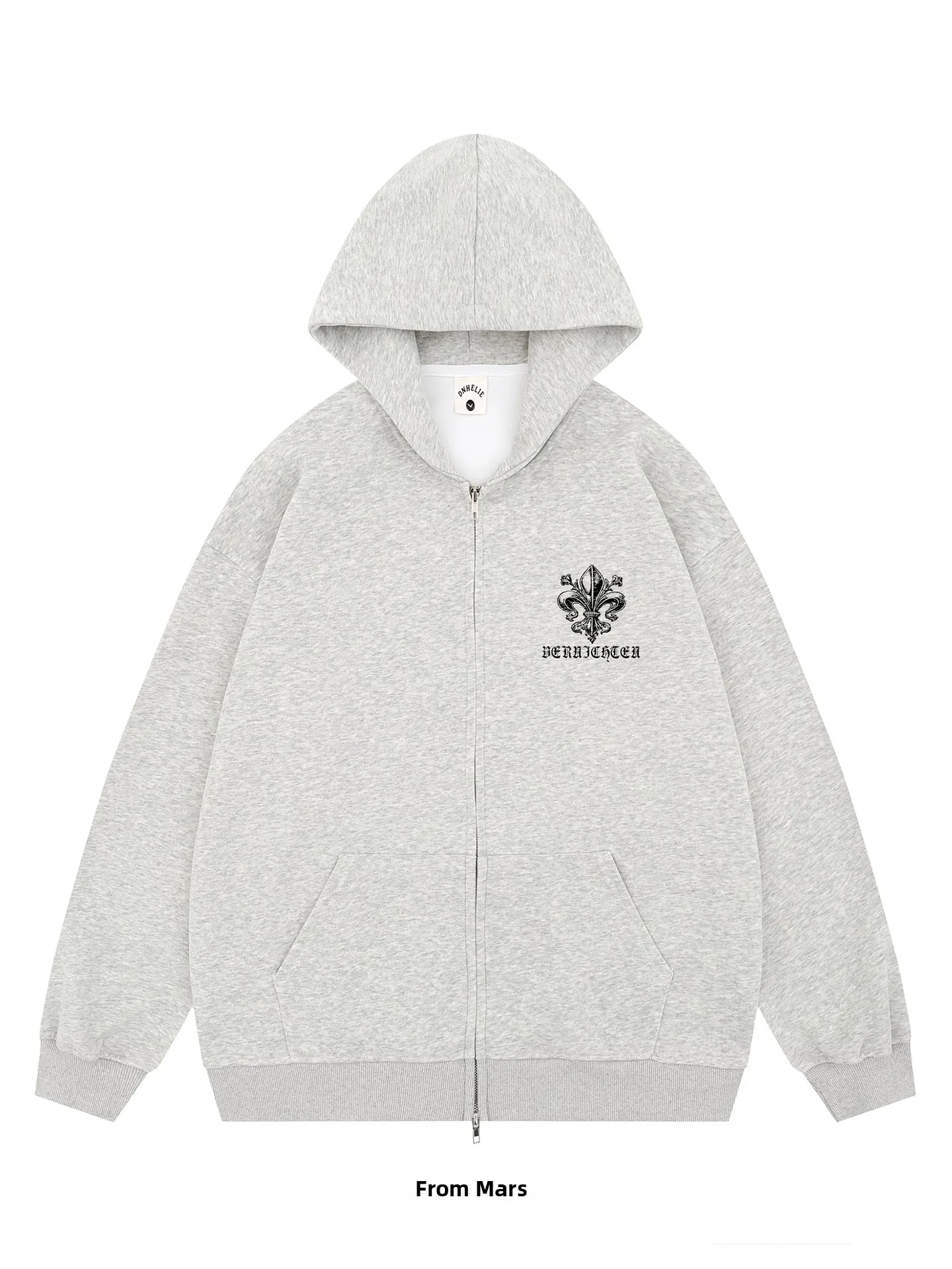 

Толстовка Cool Vibe с буквенным принтом, свободного кроя, осенне-зимняя, молодежная, модная, дышащая, удлиненная