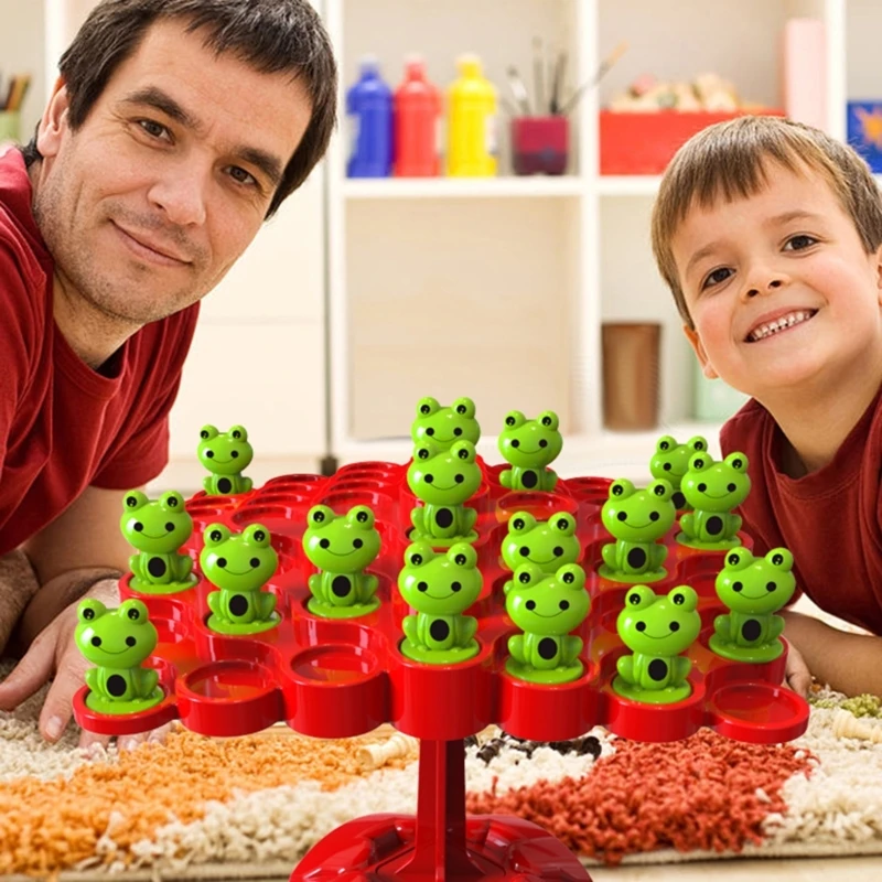 Juego matemáticas rana para niños, guardería, actividades aprendizaje preescolar, juguete para contar