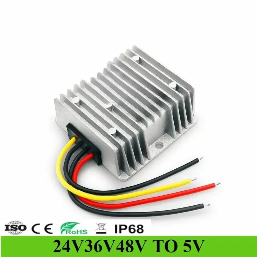 36V 48V to 5V 150W 8-60V to 5VDC DC Converter 12V24V to 5V 10A 15A 20A 25A 30A Step-down Module Converter Buck Converter