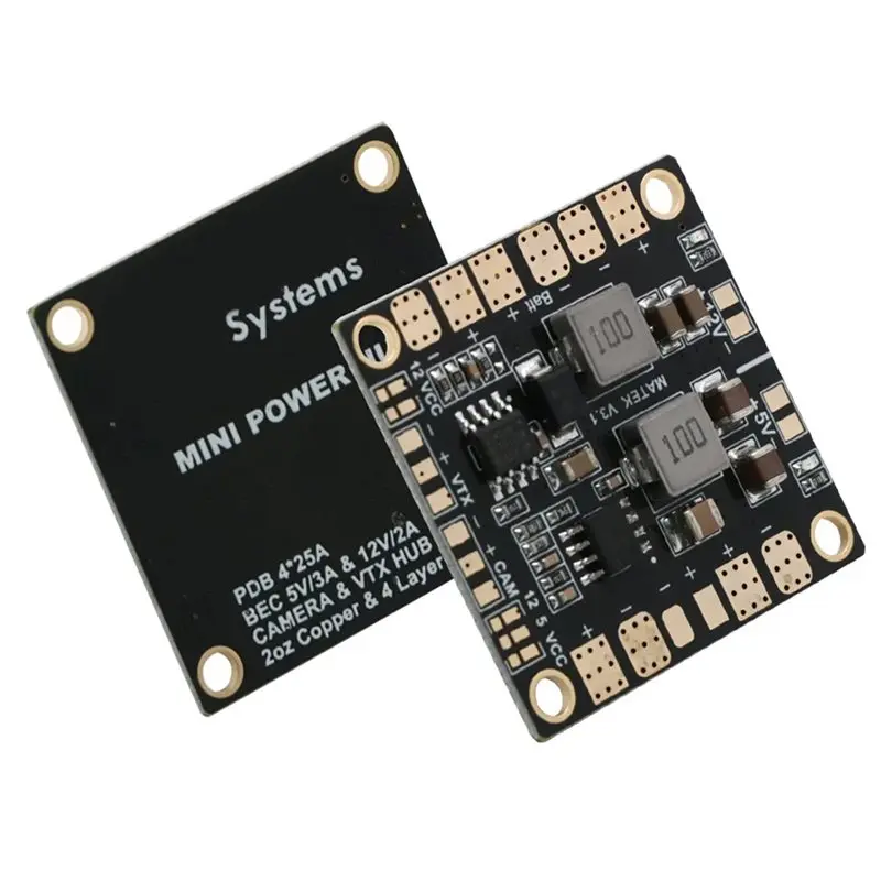 BTLIFE-5X لـ Matek Mini Power Hub لوحة توزيع الطاقة PDB مع BEC 5 فولت 12 فولت لـ FPV QAV250 ZMR250 Multicopter Quadcopter