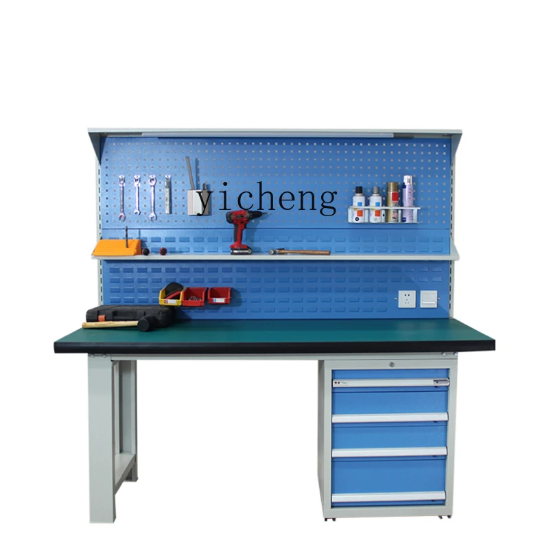 ZK anti-static heavy duty workbench operation fitter experimental table stainless steel maintenance and assembly table