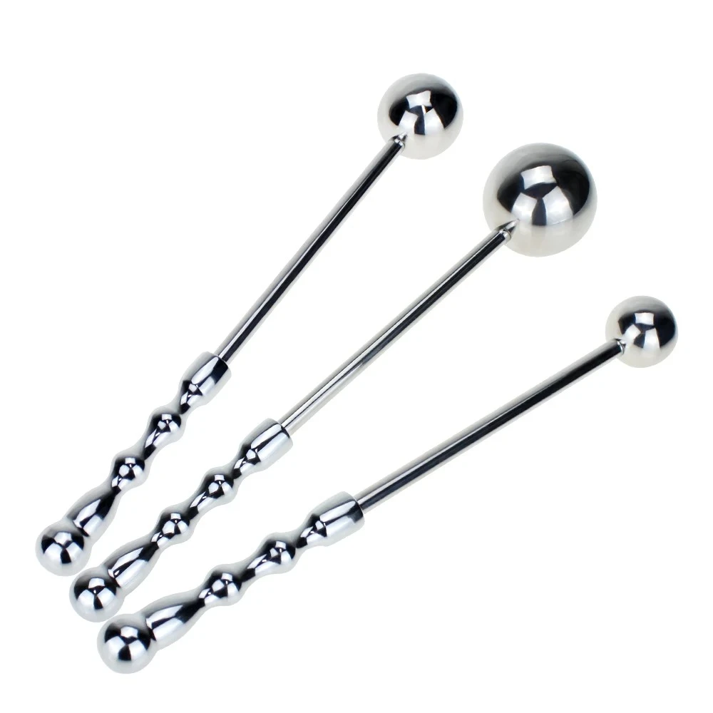 Stainless Steel Butt Plug Rod Prostate Massage Tool Vaginal Training Anal Dildo Adult Sex Toy for Men Women view 2