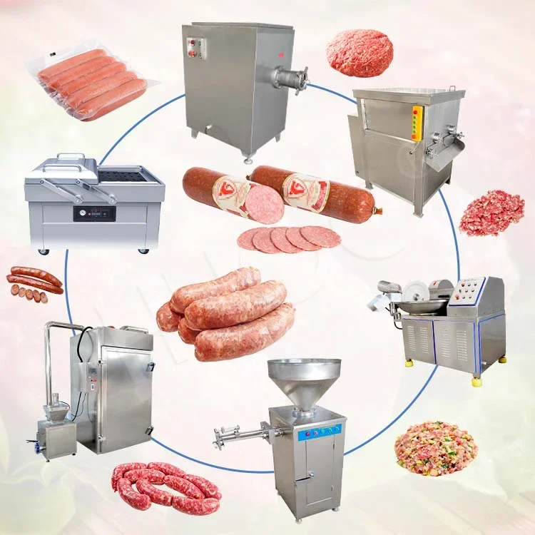 HNOC Meat Sausage Production Line Sausage Stuffer Machine Industrial Sausage Make Machine Price