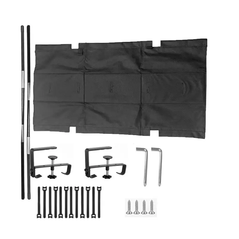 Industrial Tools Under Desk Cable Management Tray Under Desk Cord Management Clamp/Screw Mount Fabric Cable Management for /Home