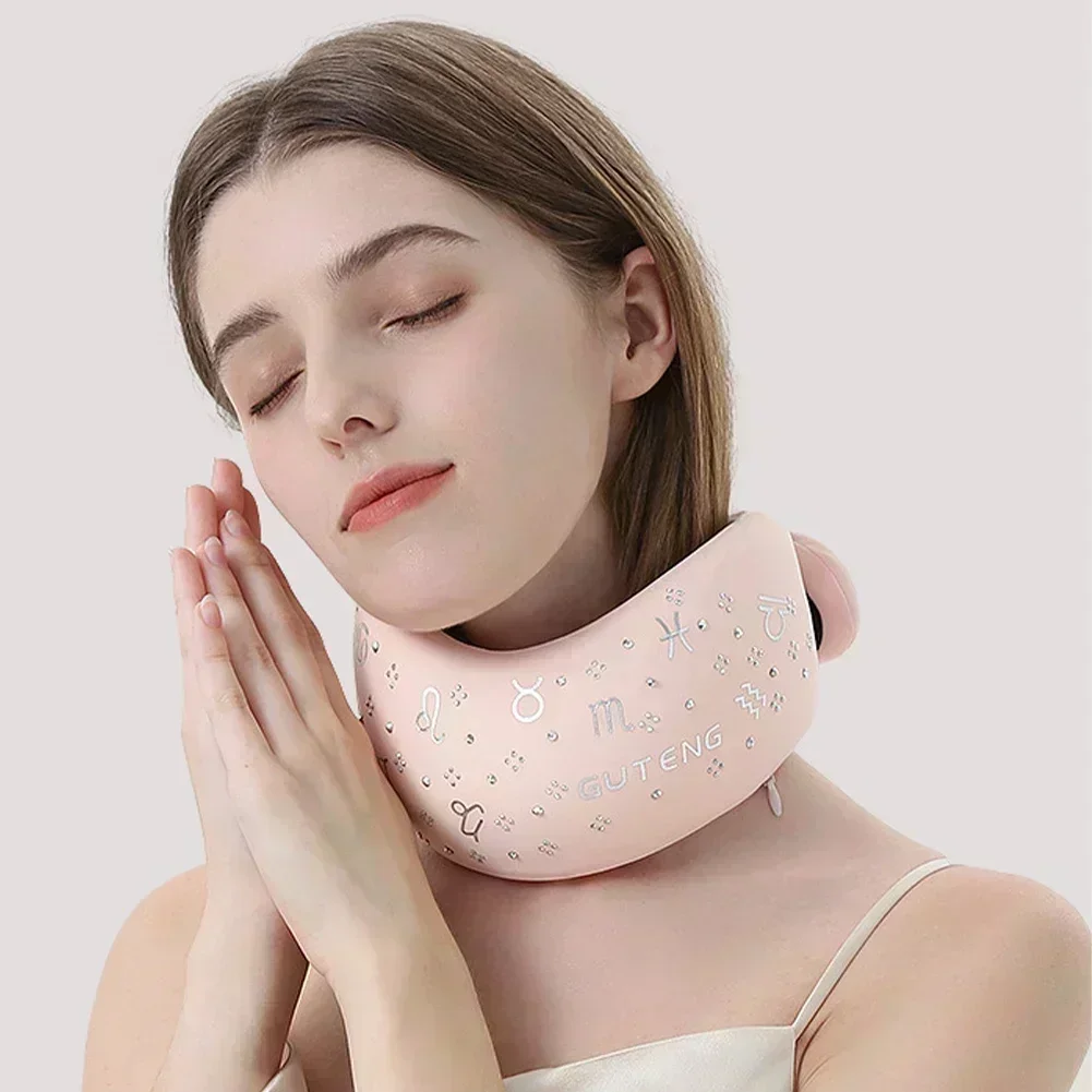 

360 Degree Cervical Collar Neck Brace Wraps Stabilizes Vertebrae Collar for After Injury Neck Collar Sleeping Relief Neck