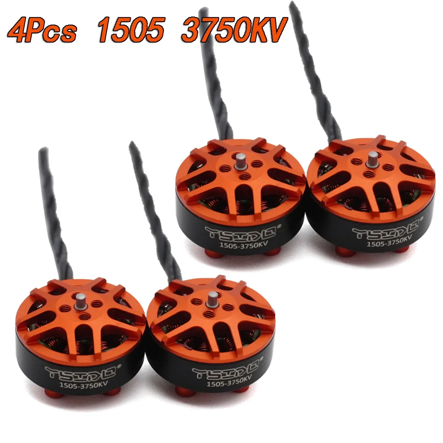 

4Pcs1Pcs YSIDO 1505 Motor sin escobillas 2650KV 3750KV 3-6S Lipo 1,5mm eje 9N12P para RC FPV Racing 2,5-3,5 pulgadas Cinewhoop D