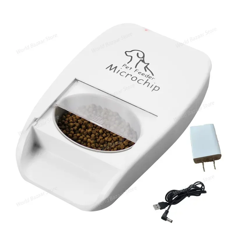 

Intelligent chip recognition, sensing, timing, automatic feeder, sensing switch cover, wet food preservation, pet cat bowl,