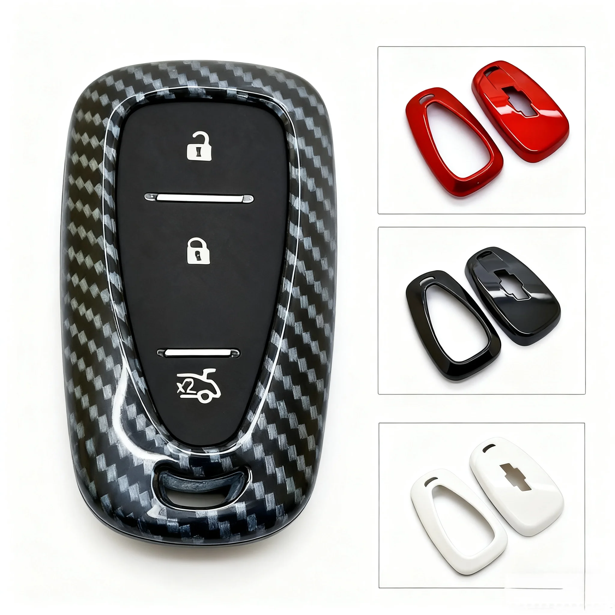 

ABS Car Key Case Cover for Chevrolet Onix Equino Orlando Cruze Spark Sonic Camaro Volt Bolt Trax Malibu Blazer Traverse Seeker