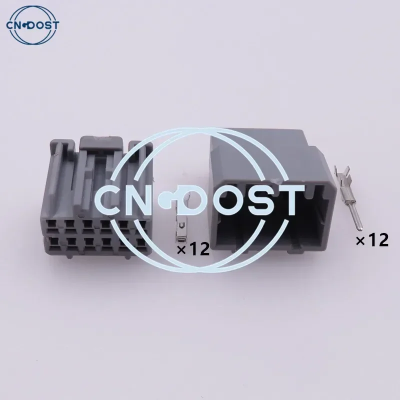1 Set 12 Pin 917978-6 178881-6 Auto Amplifier Connector Multimedia CD Socket AC Assembly Audio Plug For Motor Car