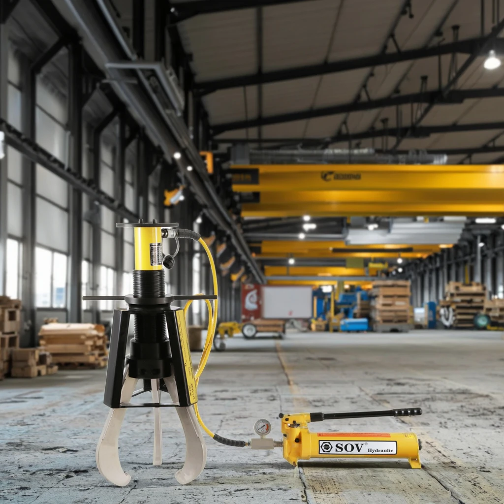 

Same 15Ton Split -type Skid-resistant Hydraulic Gear 3-arm Puller for Workpieces Disassembly
