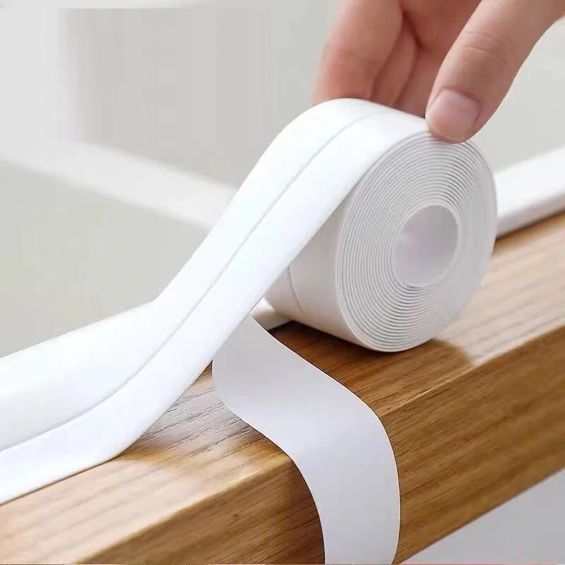 

3.2 Meters Bathroom Sink Bath Sealing Strip Mould Proof Tape PVC Self adhesive Waterproof Wall Sticker Plaster for Kitchen