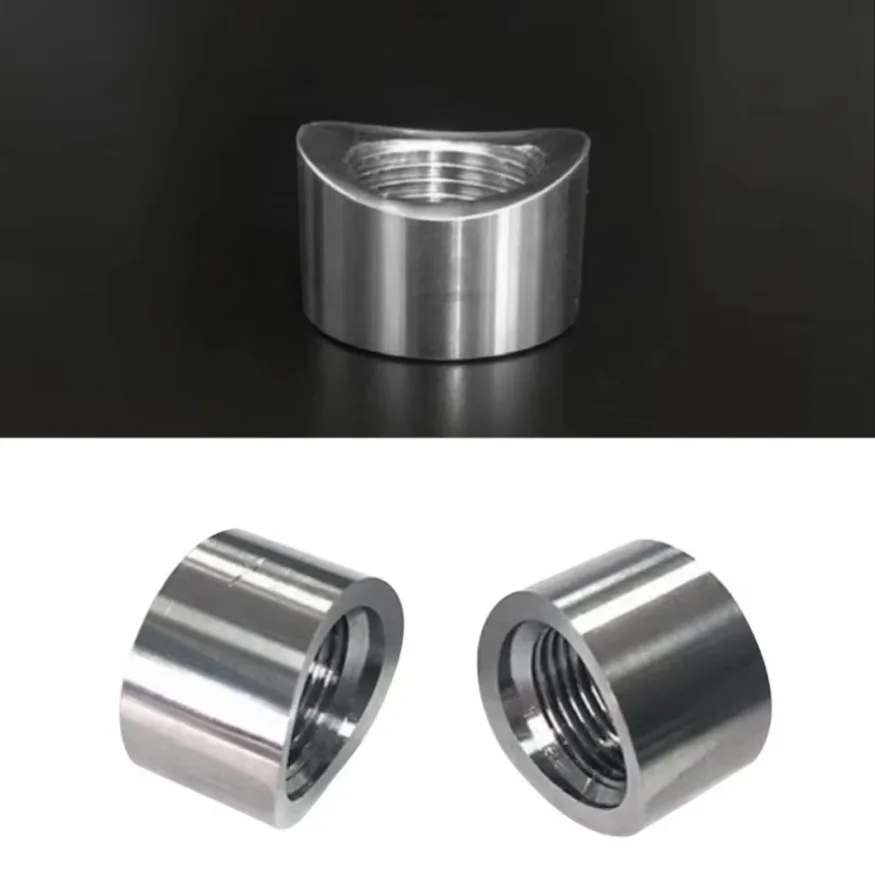 Oxygen Sensor Stainless Steels Bung Plug Nut Stepped Mounting Cap Kit Plug Nut Plug Wideband Nut Fitting Weld Bungs M18X1.5 1SET