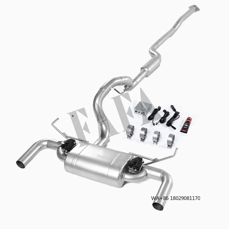 

For Exator Car Exhaust System Mid-tail High-performance Catback Exhaust Pipe Electric Valve Muffler Exhaust