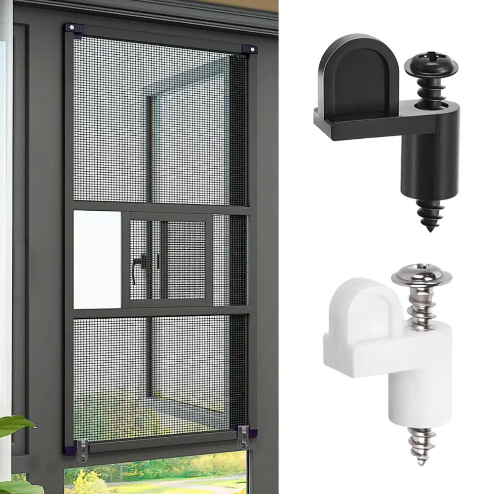 Bildschirm-Clip mit Schrauben, 12/24/48 Stück, Fenster-Clips mit Schrauben, Sturm-Fenster-Befestigungselemente, Winter-Bildschirm-Panel-Halter für die Tür