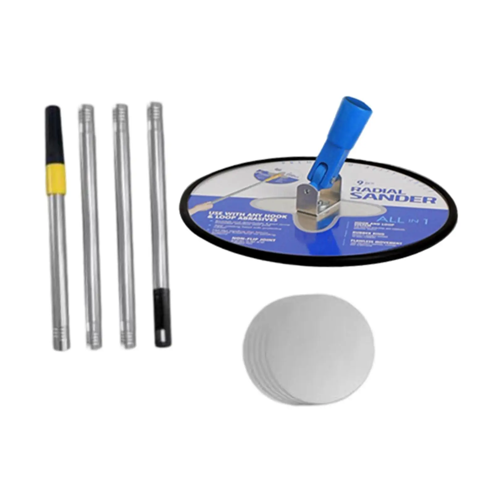 

Шлифовальный станок для гипсокартона, 9-дюймовый радиальный шлифовальный станок для стен для покраски проектов сухой стены