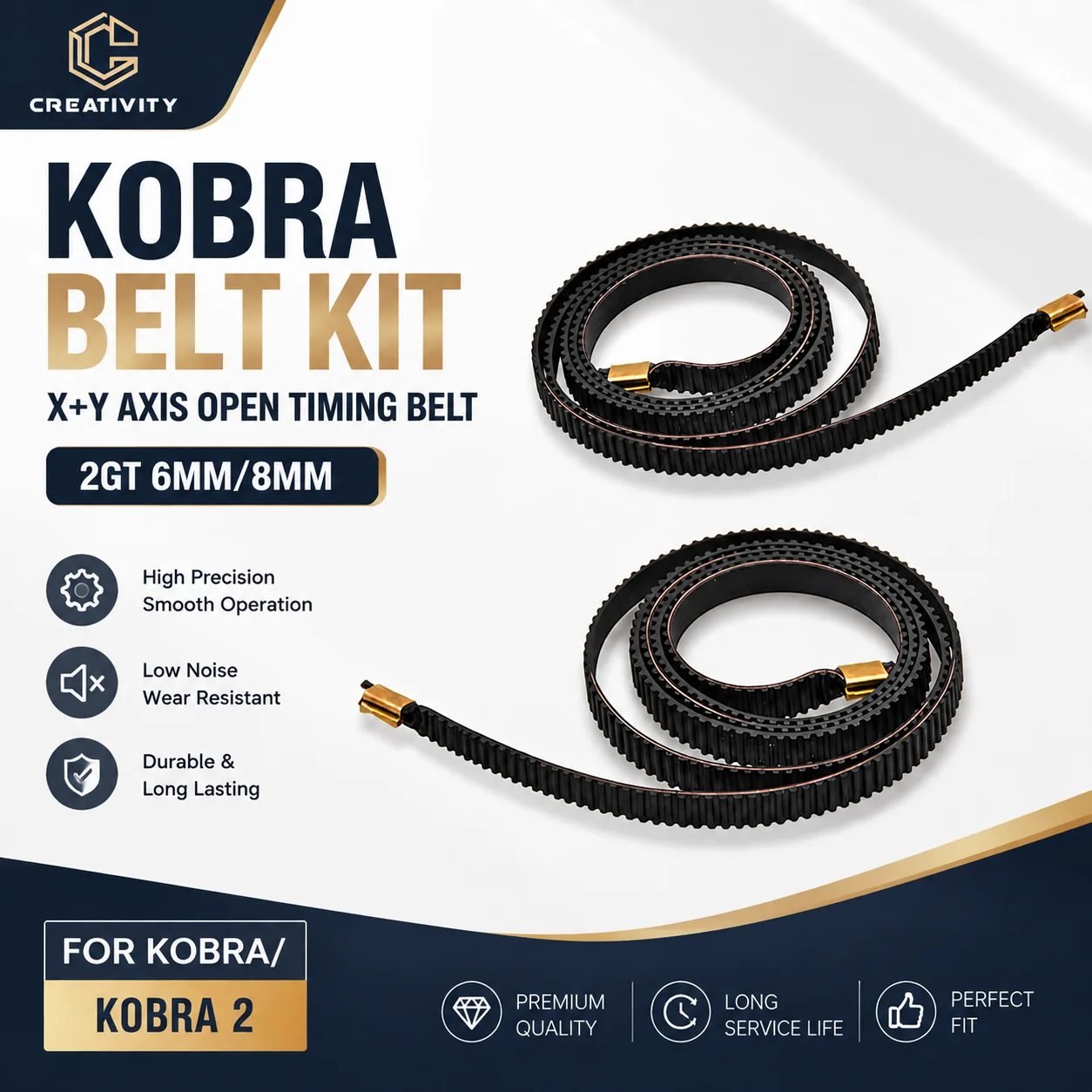 3D Printing X Axis - Kit de Correias para Impressora 3D