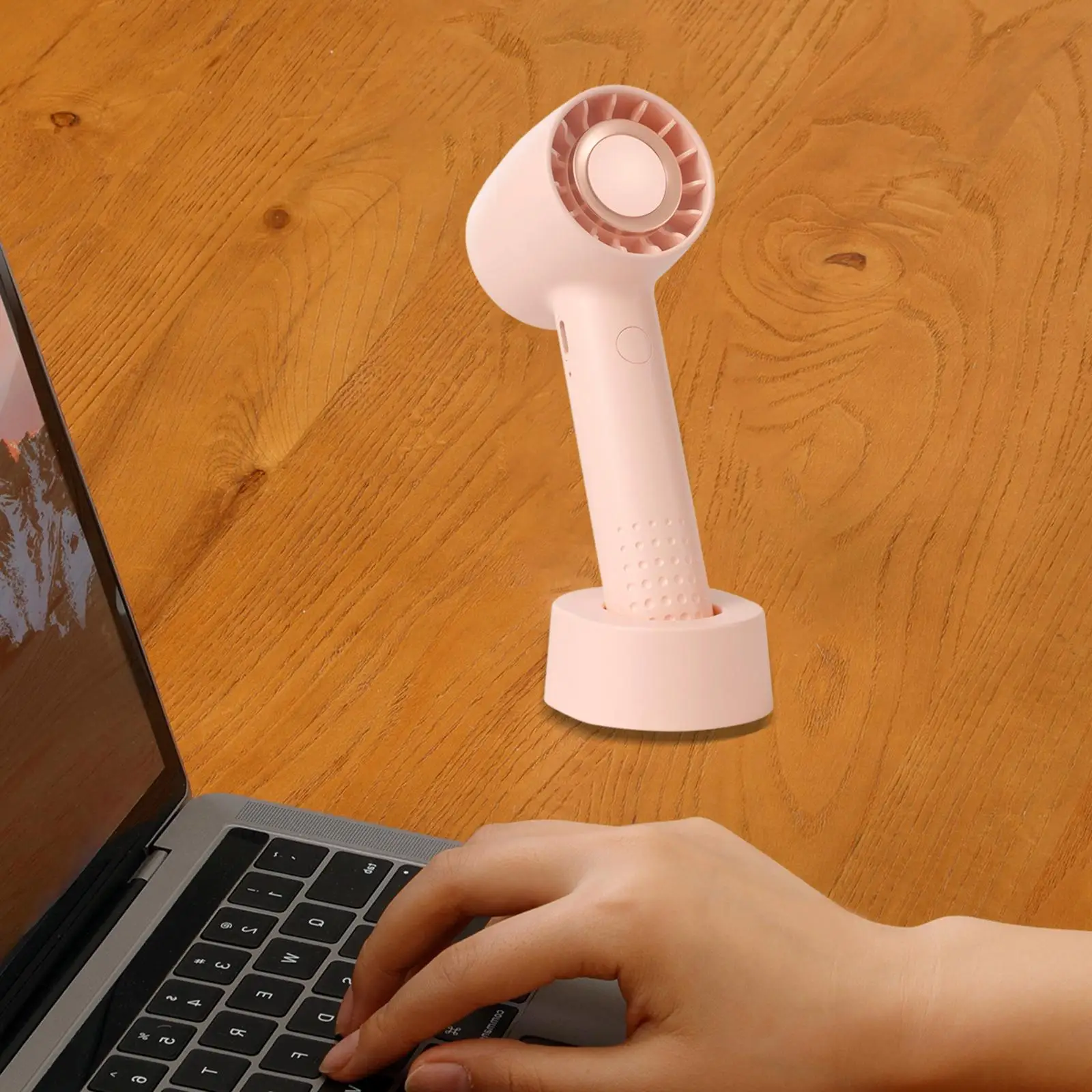 Mini-Handl üfter einstellbar USB persönlicher Lüfter tragbarer blattloser Lüfter für Tisch