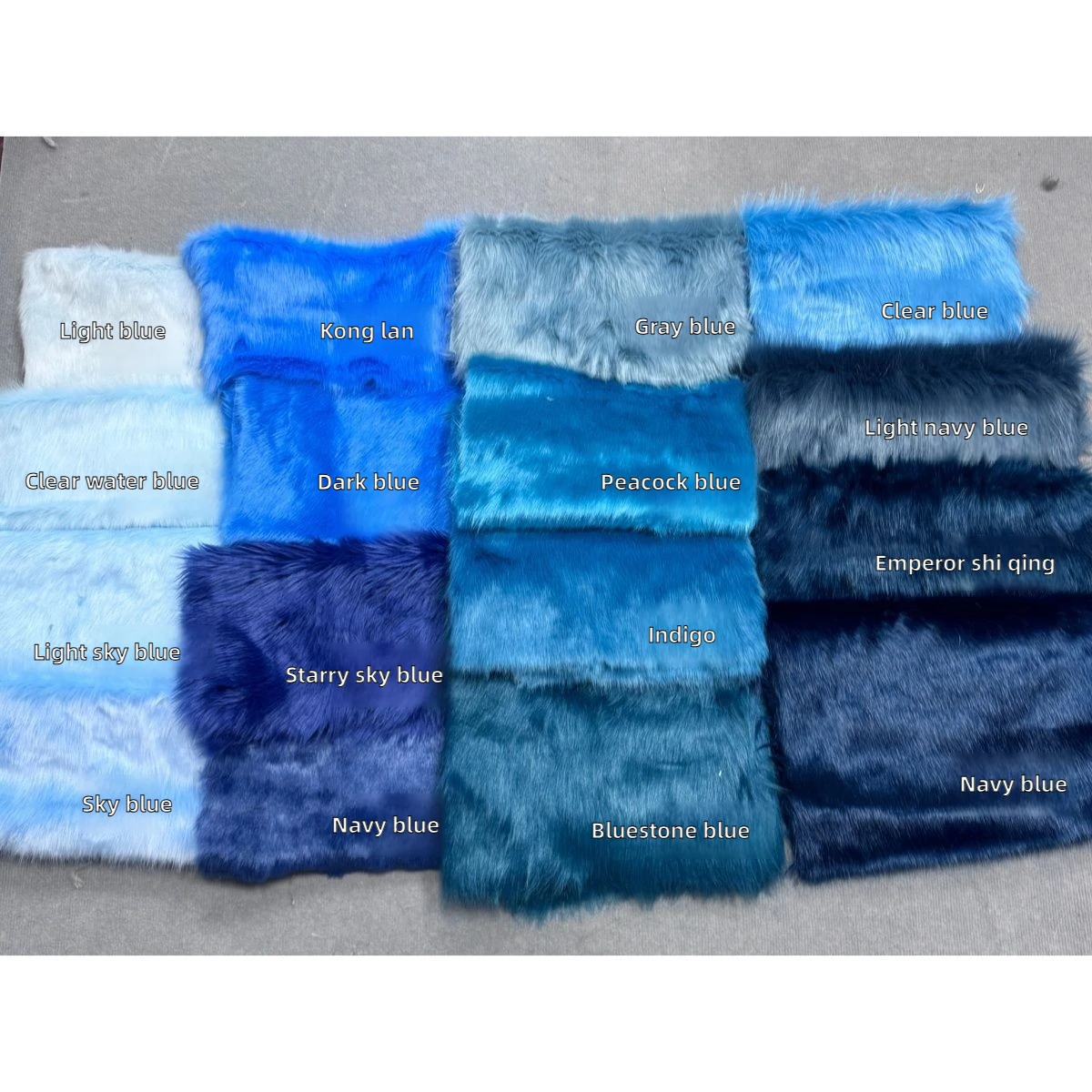 

Self Use Blue Series Fur Cloth Specifically Designed for Beast Clothing High-quality Suitable for Facial/claw/foot/tail, Etc