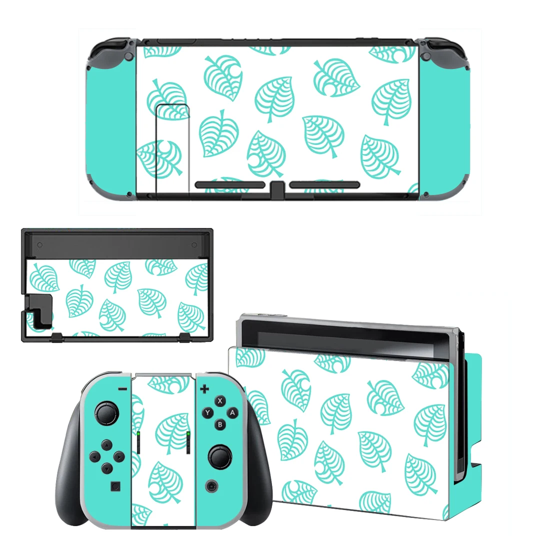 Niestandardowe naklejki ochronne na ekran winylowy do konsoli Nintendo Switch NS + kontroler + uchwyt na stojak Skórki na naklejki dokujące