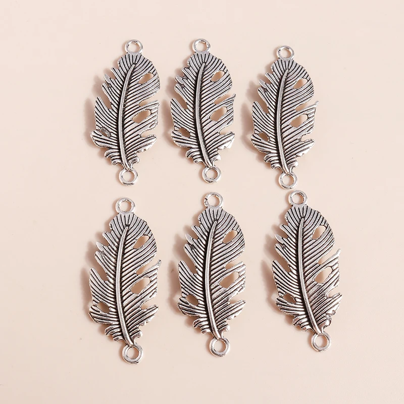 20 Stück niedliche Anhänger aus Legierung in Form von Pflanzen, Blumen, Bäumen und Blättern für die Schmuckherstellung, Ohrringe, Anhänger, Halsketten, Armbänder, DIY-Bastelzubehör – Detail 36