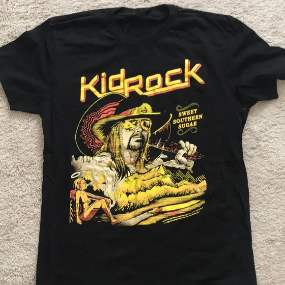 

Футболка Kid Rock из хлопка для мужчин и женщин всех размеров
