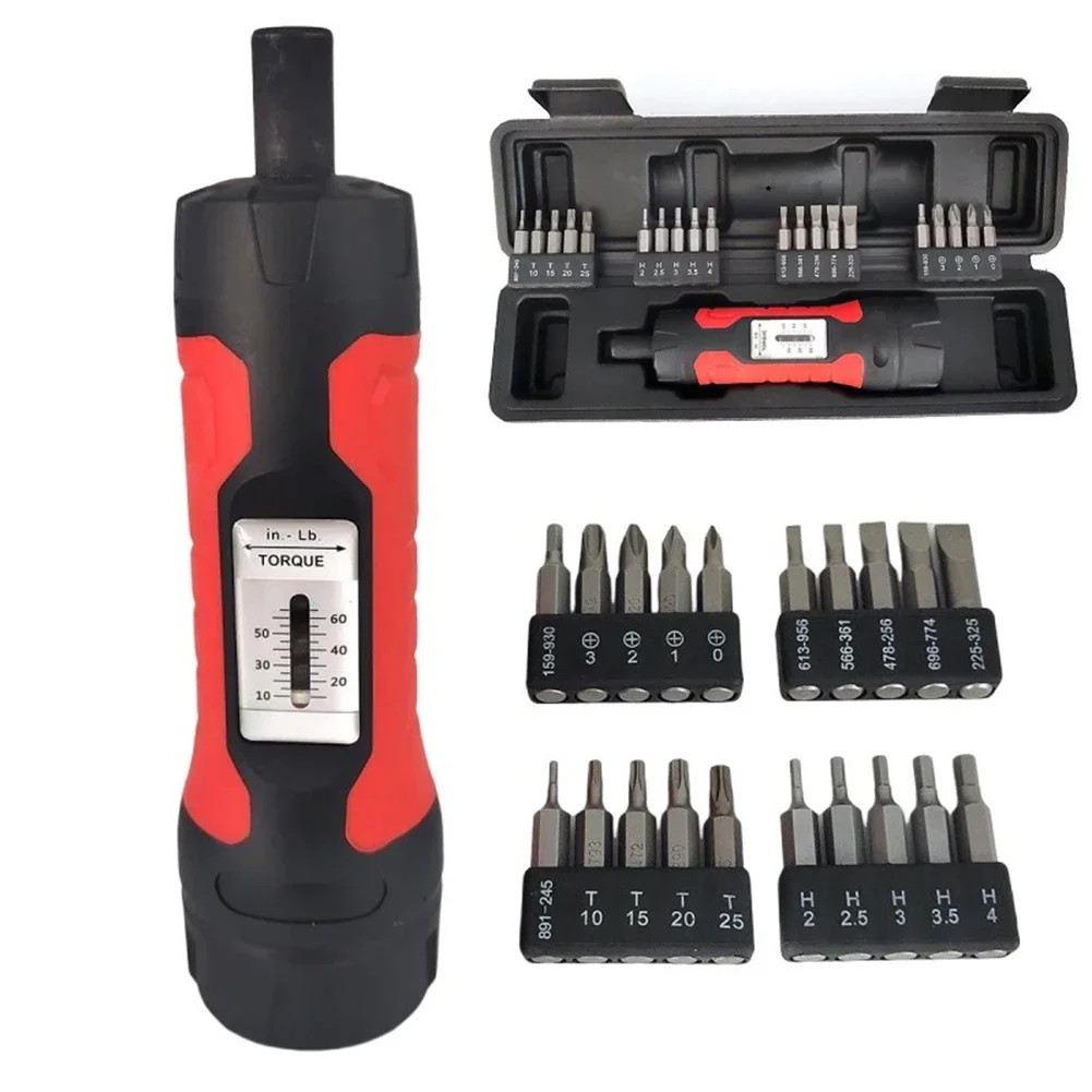 Magnetic Manual Torque Wrench With Audible Click For Desired Torque Level For Electrical And Mechanical Applications