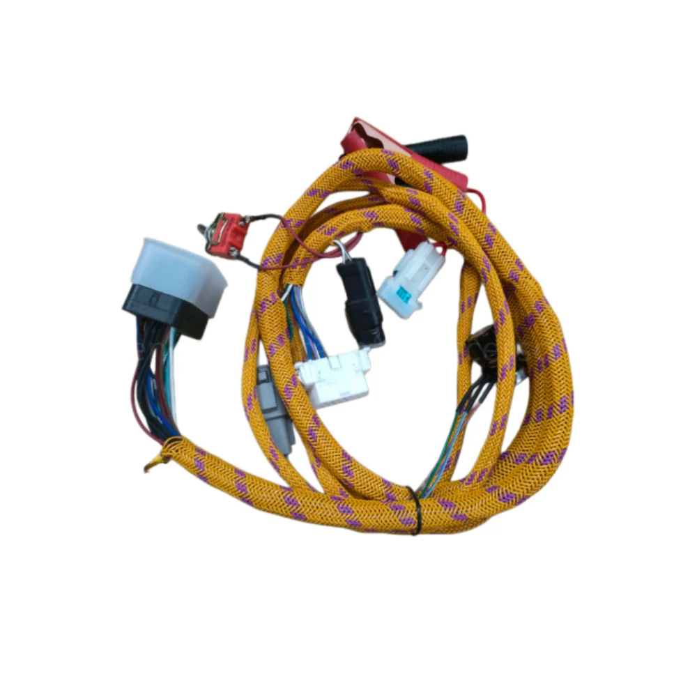 For Sany SY215 Kato 820-5R-6V Starter Test Wiring Harness 4M50 QSM11 Engine Offline Diagnostics Excavator parts