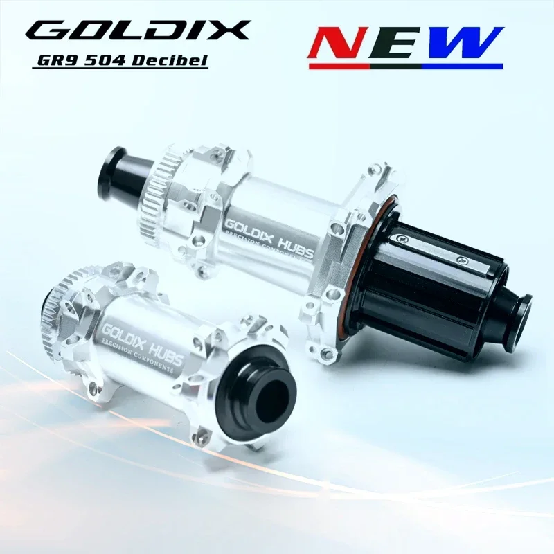 GOLDIX Straight Pull Spoke 24 Holes Noise Hub ROAD/Gravel Bike Hub Front 100x12mm rear 142x12mm HG/XDR Hub Bicycle Accessories