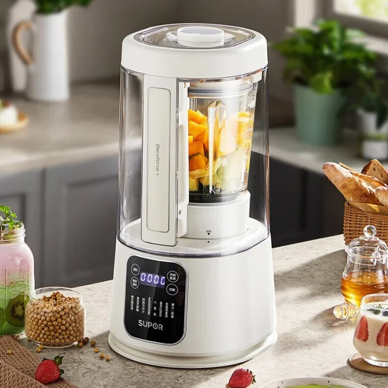 SUPOR szybki blender z zagęszczoną dźwiękoszczelną osłoną 1.5L automatyczny ekspres do mleka sojowego wielofunkcyjna sokowirówka 220V