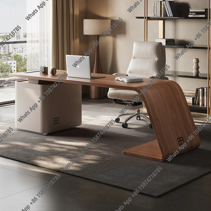 X Home Italian Minimalist Study High-end Light Luxury Computer Desk
