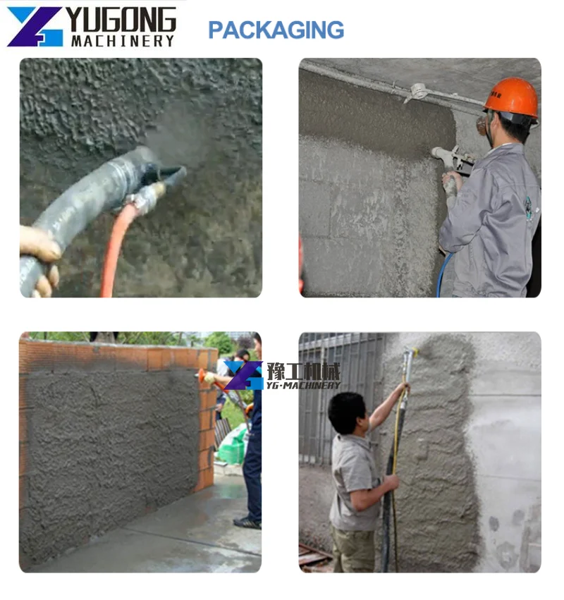 Screw Plaster Wall Small Concrete Pump for Sale Building Guniting Cement Mortar Spraying Machine