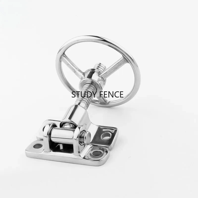 304 Stainless Steel Hand Wheel Hinge Steamer Equipment Door Handle Handwheel Access Door Compression Hinges Hardware Accessories