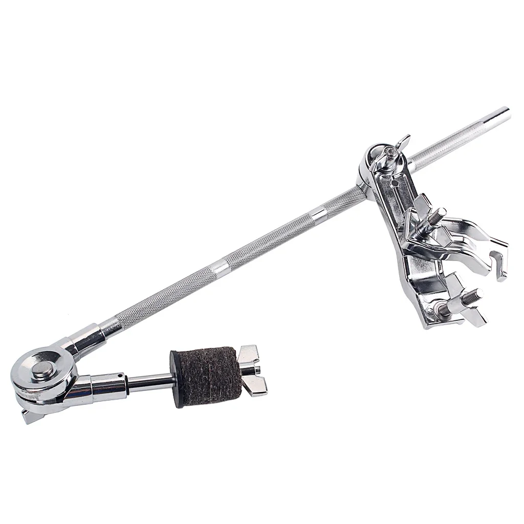 Metal Adjustable L-Rod Drum Clamps Silver 47x9x3cm Musical Instruments